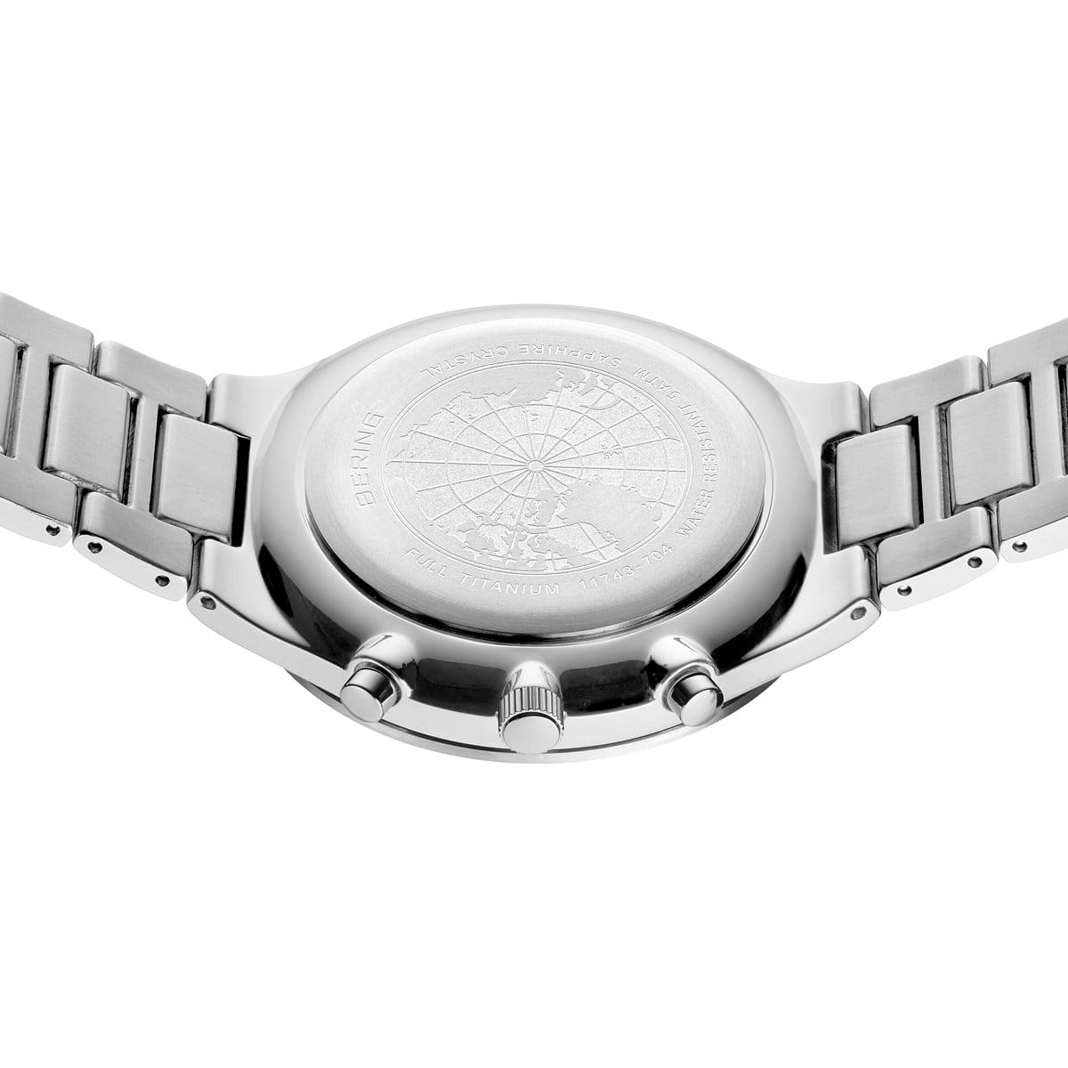 Bering |  Titanium Collection 43mm Chronograph Bracelet Watch