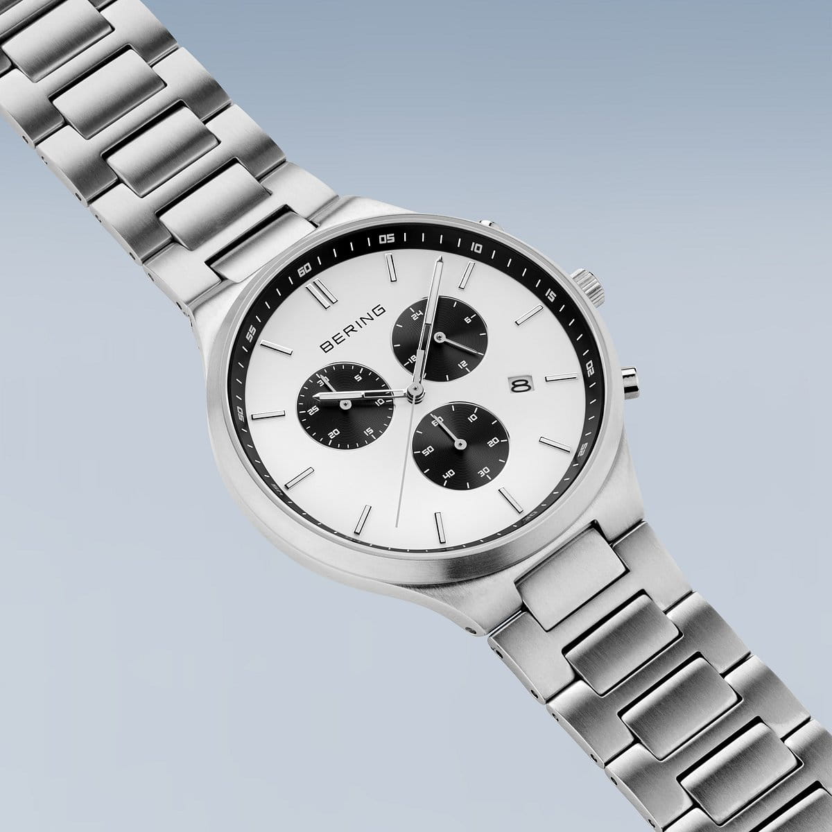 Bering |  Titanium Collection 43mm Chronograph Bracelet Watch