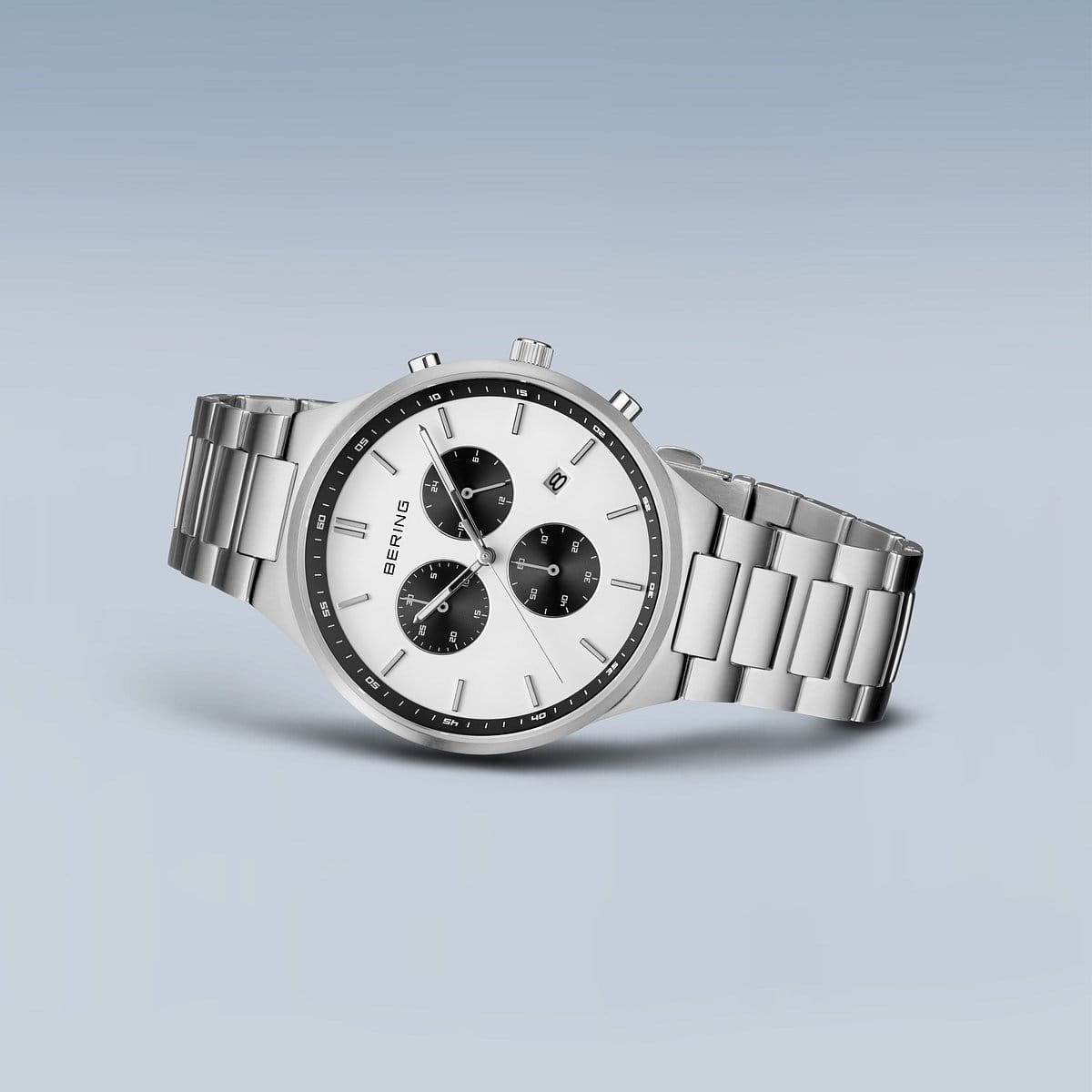 Bering |  Titanium Collection 43mm Chronograph Bracelet Watch