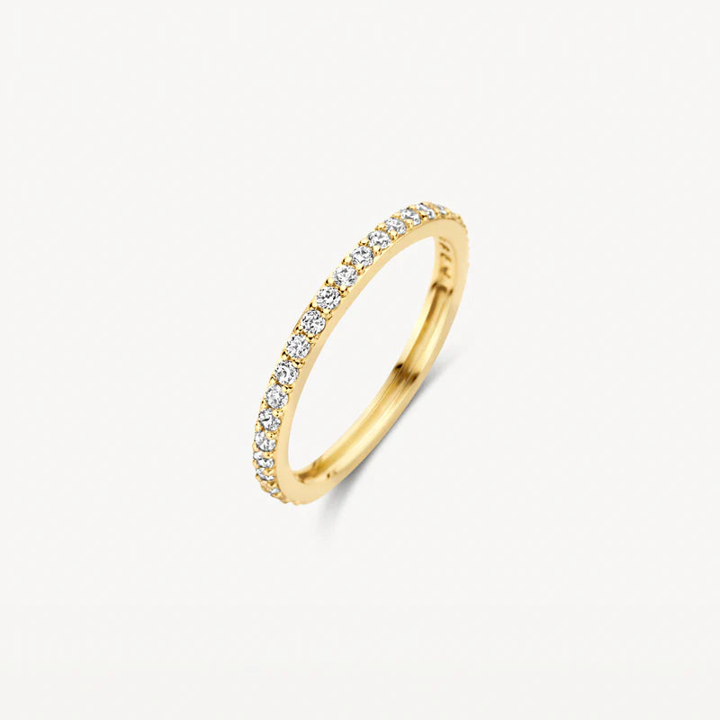 Blush Gold | 14K Yellow Gold Full Eternity Ring