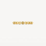 Blush Gold | 14K Yellow Gold Chain Ring