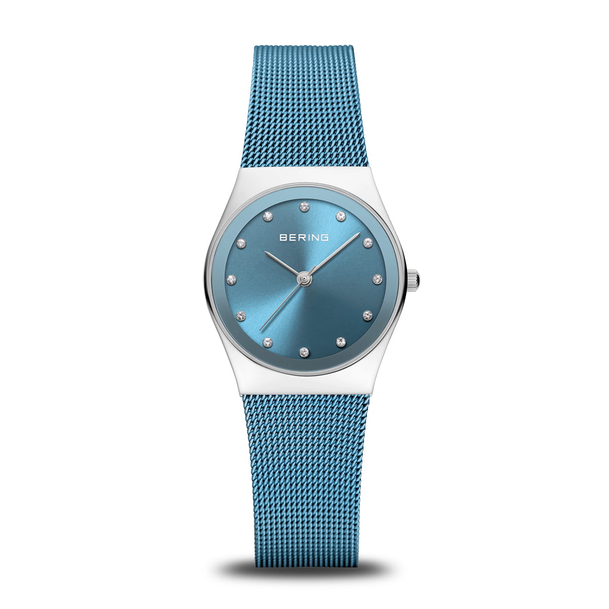 Bering | Classic Collection 27mm Ice Blue Mesh Watch