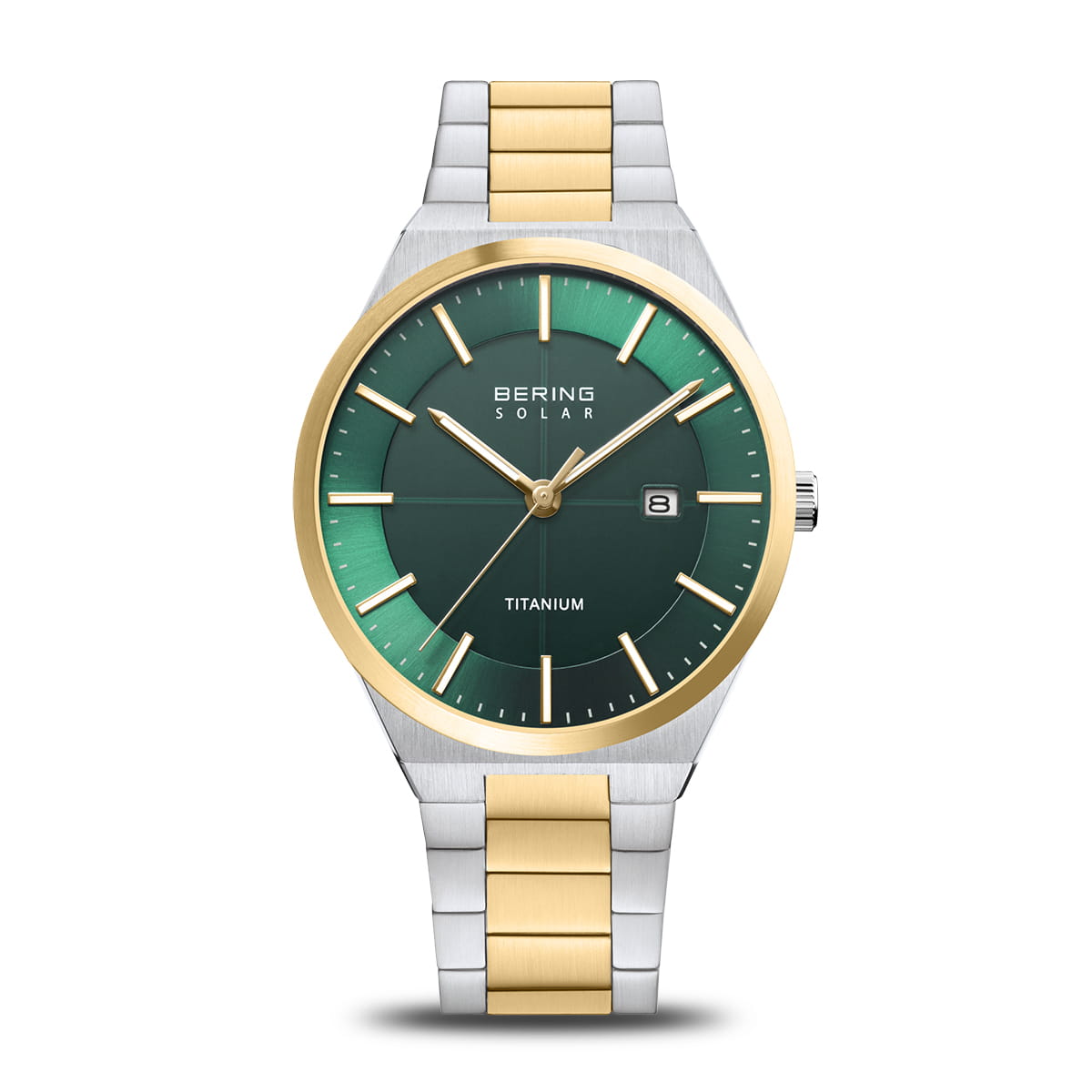 Bering |  Two Tone Titanium 45mm Solar Watch