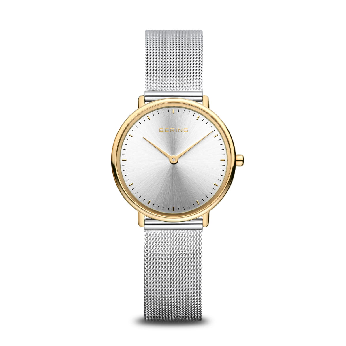 Bering |  Ultra Slim 29mm Polished Mesh Watch