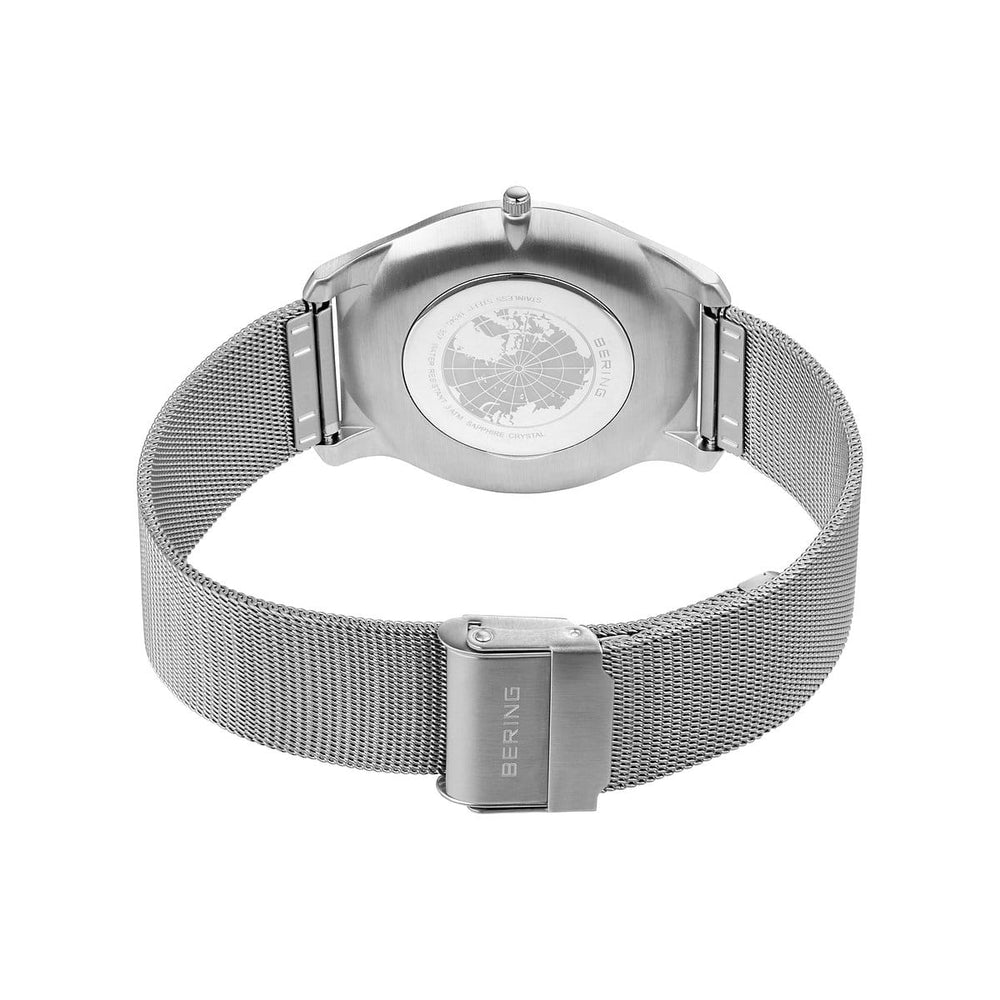 Bering | Ultra Slim Blue & Silver 46mm Watch