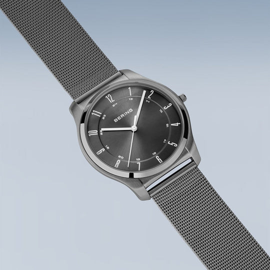 Bering | Ultra Slim Brushed Grey 46mm Watch