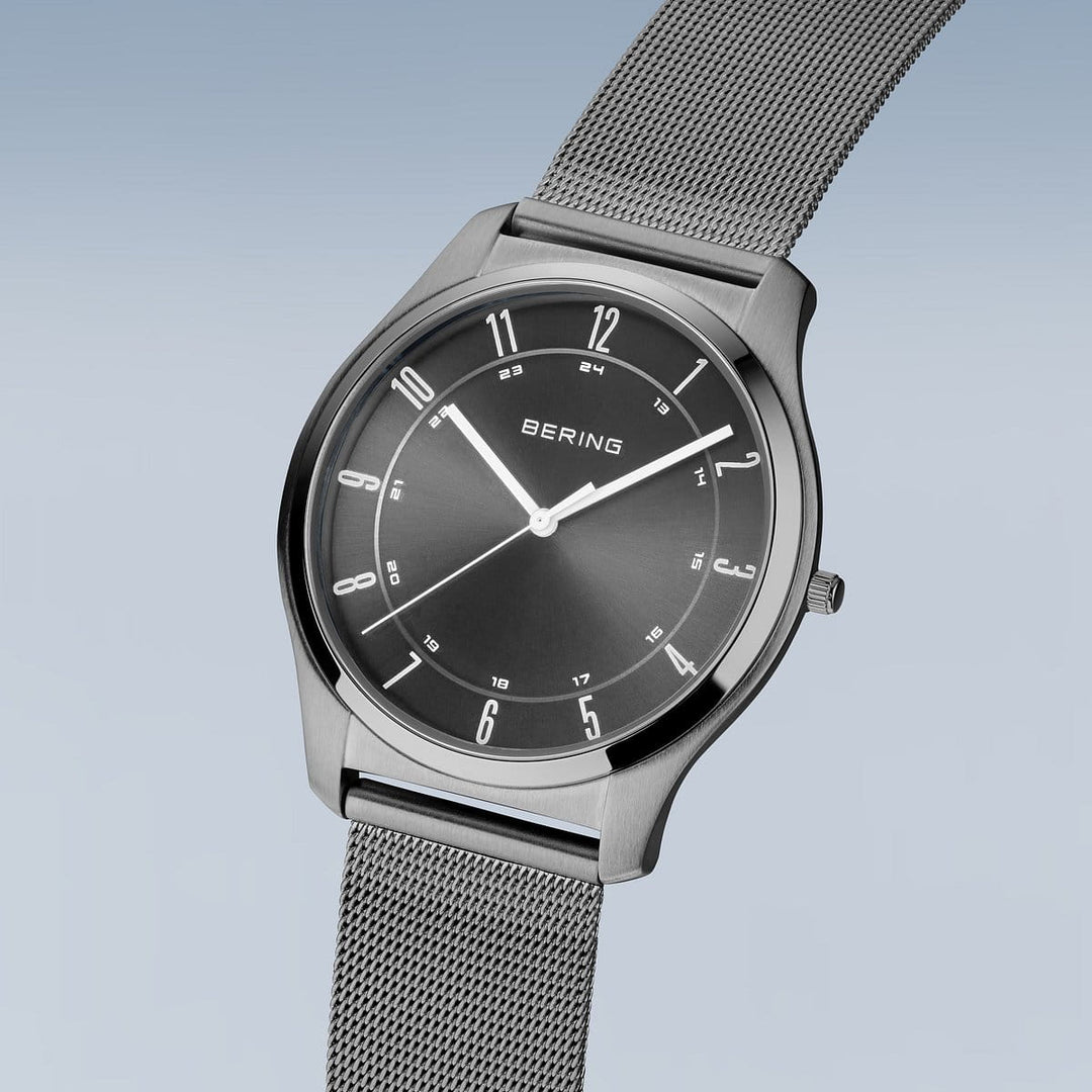 Bering | Ultra Slim Brushed Grey 46mm Watch