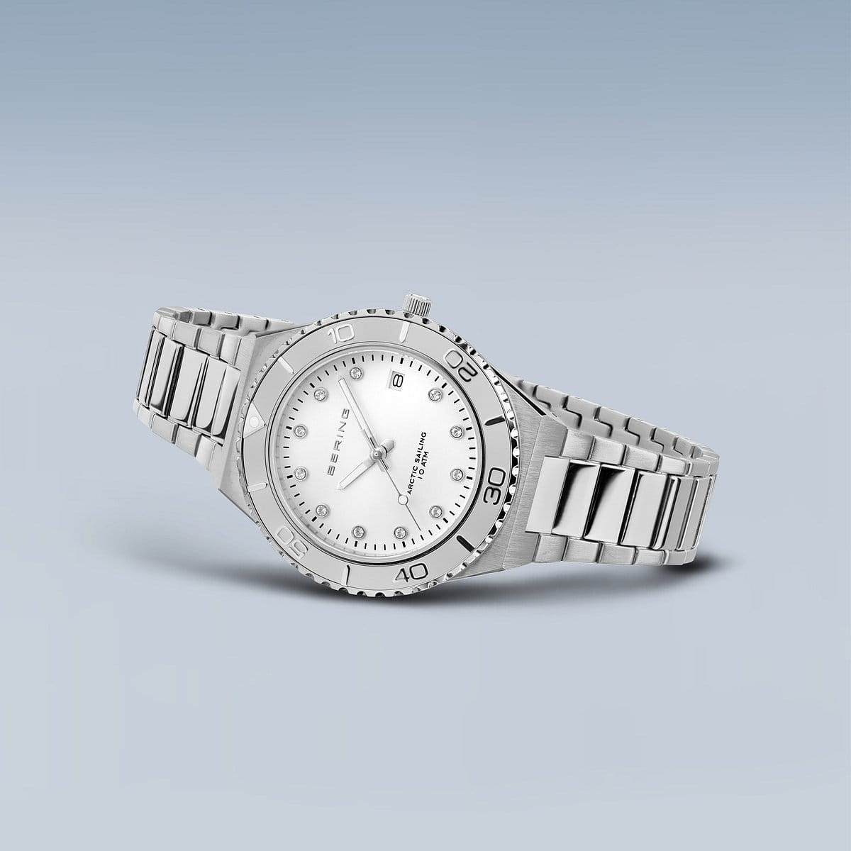 Bering |  Classic Collection 36mm Brushed Silver Watch