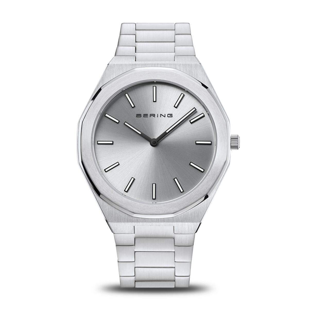 Bering Brushed Classic 45mm Watch Penman Watch Jewellery