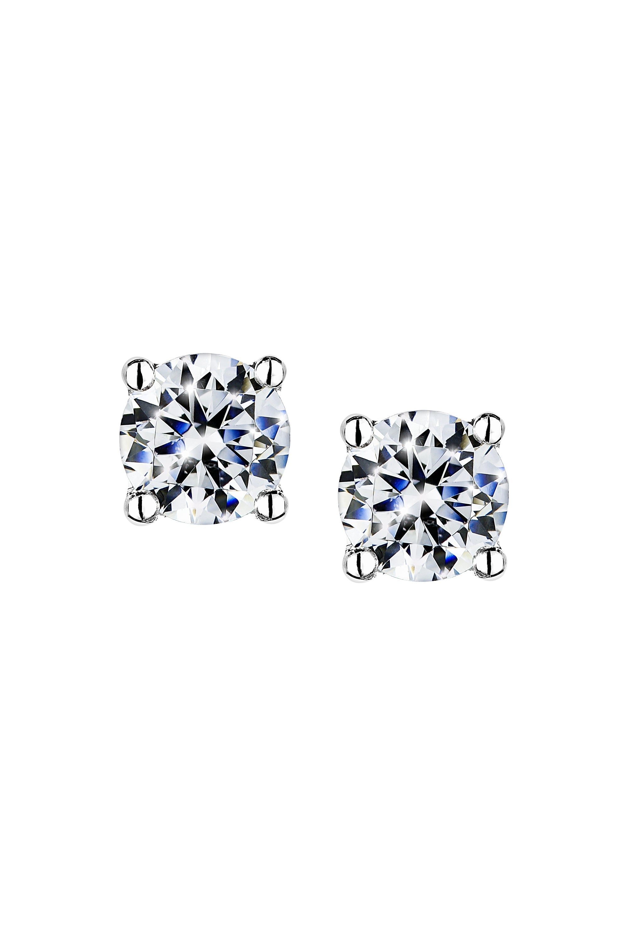 Bonnie | 9ct White Gold 1ct tw Lab Grown Diamond Earrings-2