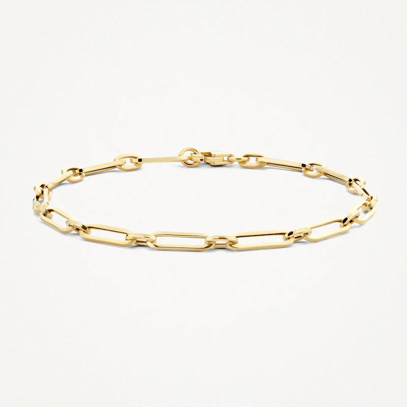 Blush Gold | 14K Yellow Gold Link Bracelet