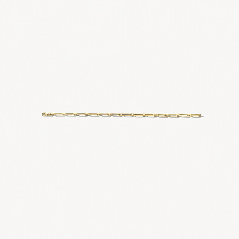 Blush Gold | 14K Yellow Gold Link Bracelet