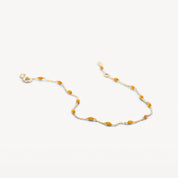 Blush Gold | 14K Yellow Gold & Caramel Resin Bracelet