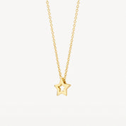 Blush Gold | 14K Open Star Necklace