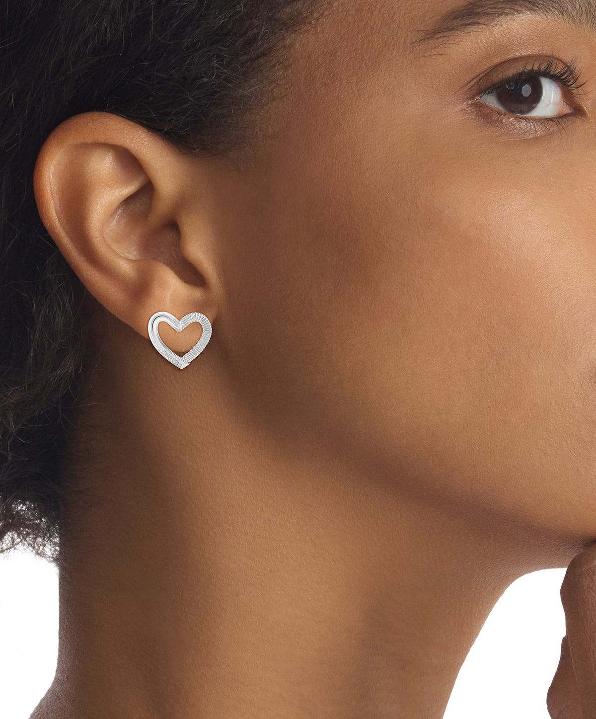 Calvin Klein | Stainless Steel Heart Stud Earrings