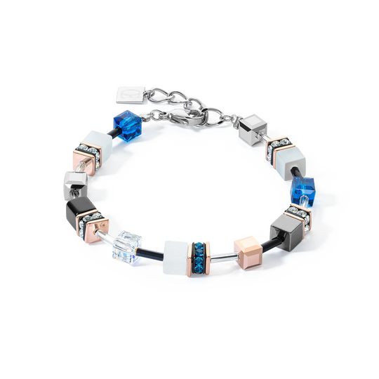 Coeur De Lion | GeoCUBE Bracelet in Capri Blue