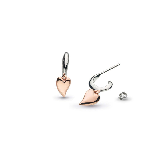 Kit Heath | Desire Kiss Mini Hoop Drop Earrings