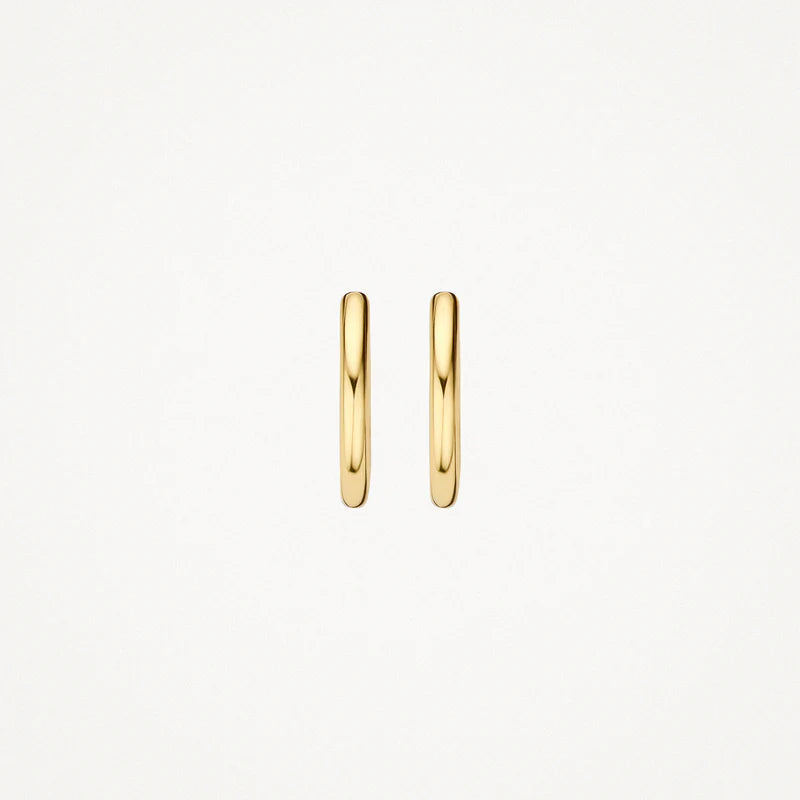 Blush Gold | 14K 11mm Hoop Earrings