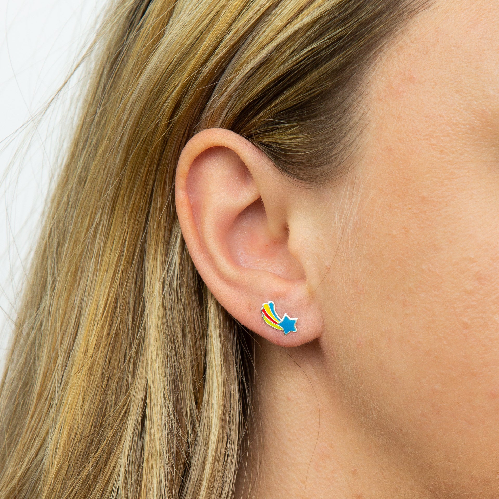 Penmans |  Children's Enamel Shooting Star Stud