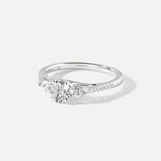 Alissa | 9ct White Gold 0.75ct tw Lab Grown Diamond Engagement Ring-2