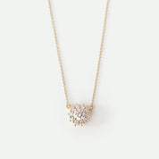 Anya | 9ct Yellow Gold 0.36ct tw Lab Grown Diamond Cluster Pendant-4