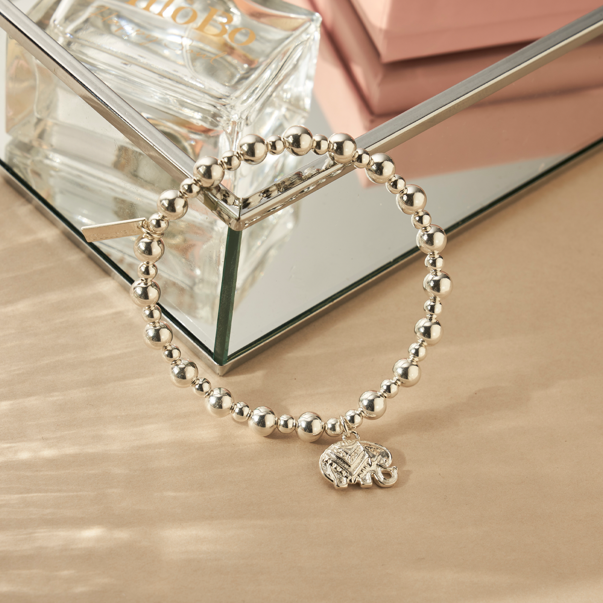 ChloBo |  Mini Small Ball Elephant Bracelet