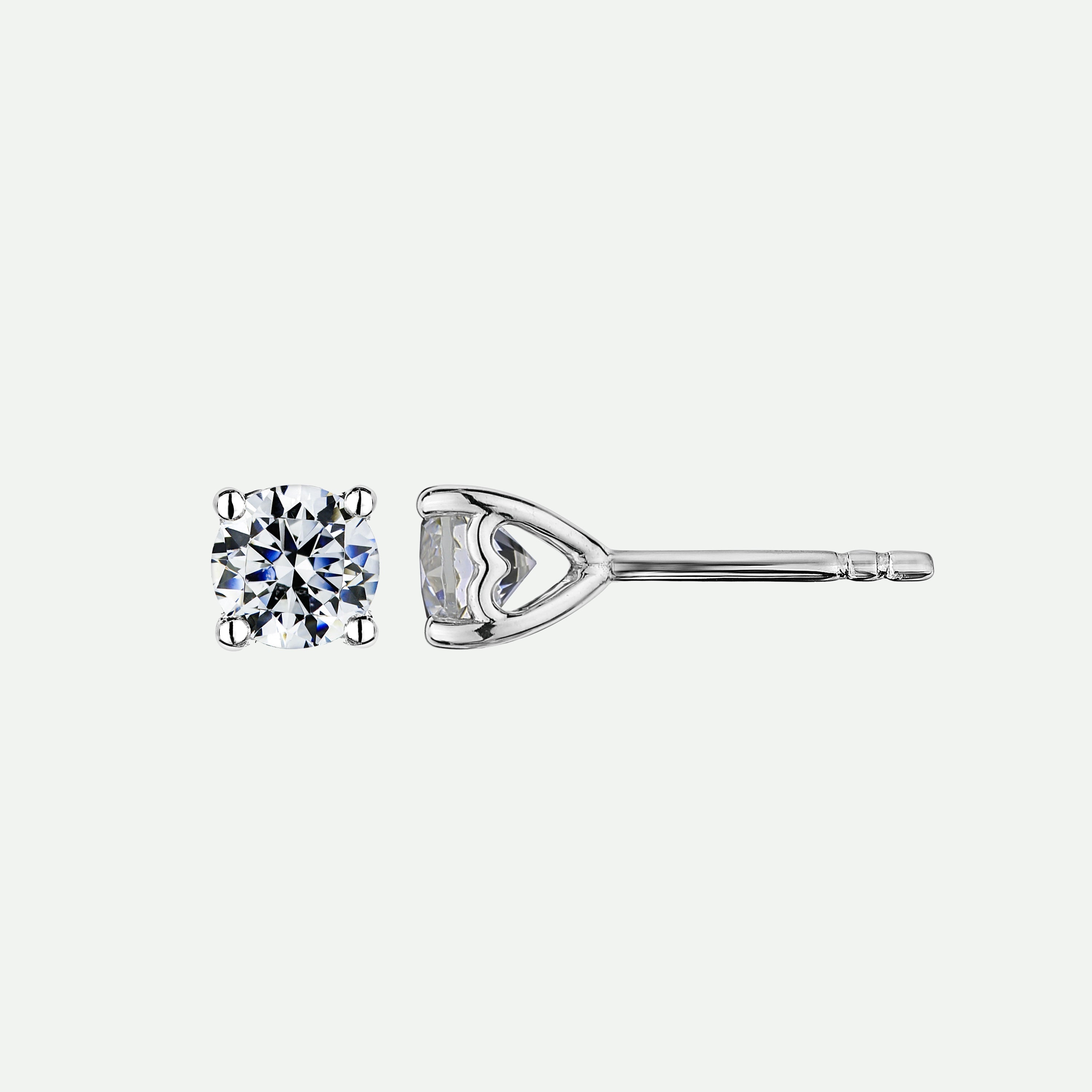 Bonnie | 9ct White Gold 1ct tw Lab Grown Diamond Earrings-0