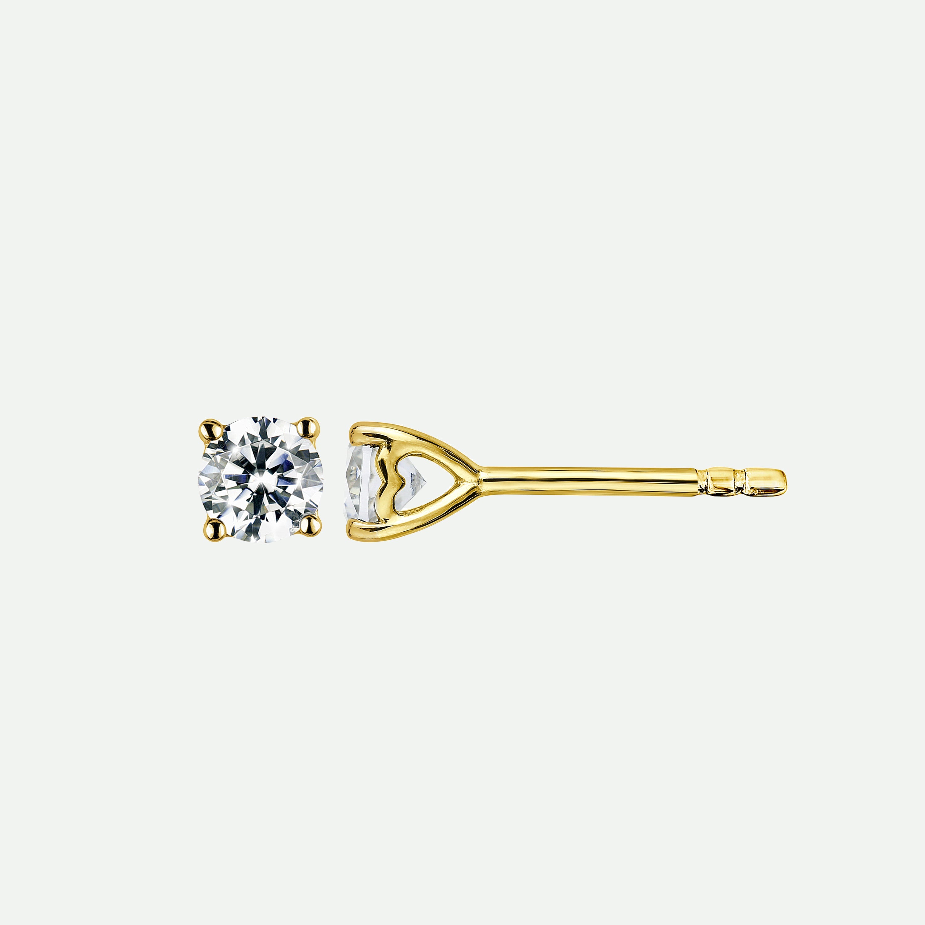 Bonnie | 9ct Yellow Gold 0.50ct tw Lab Grown Diamond Earrings-0