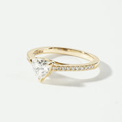 Bella | 9ct Yellow Gold 0.95ct tw Trillion Cut Lab Grown Diamond Ring-3