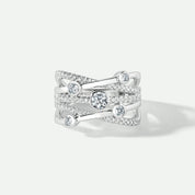 Capri | 9ct White Gold 0.75ct tw Lab Grown Diamond Band Ring-0