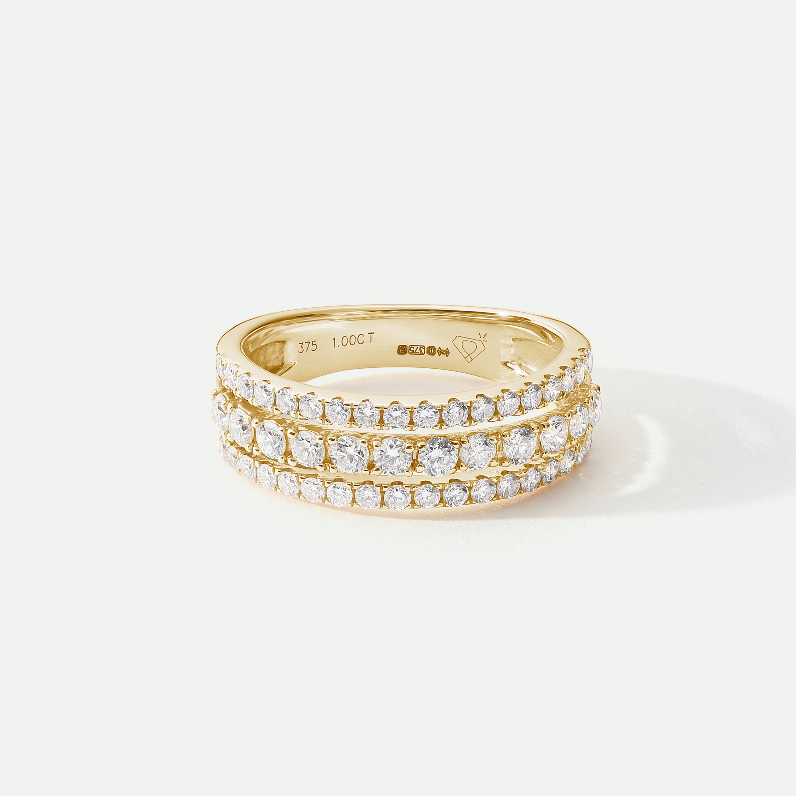 Colette | 9ct Yellow Gold 1ct tw Lab Grown Diamond Ring-0