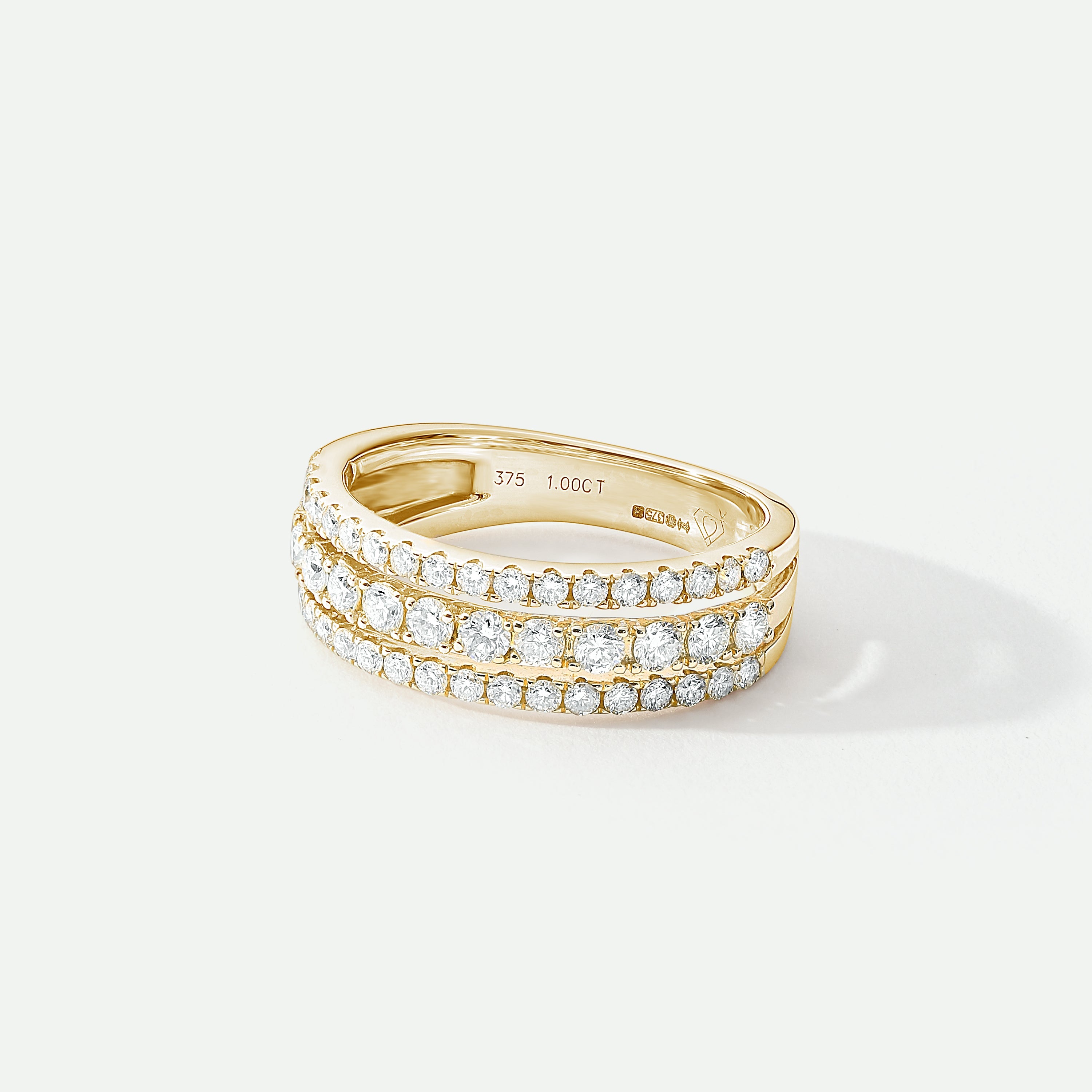 Colette | 9ct Yellow Gold 1ct tw Lab Grown Diamond Ring-2