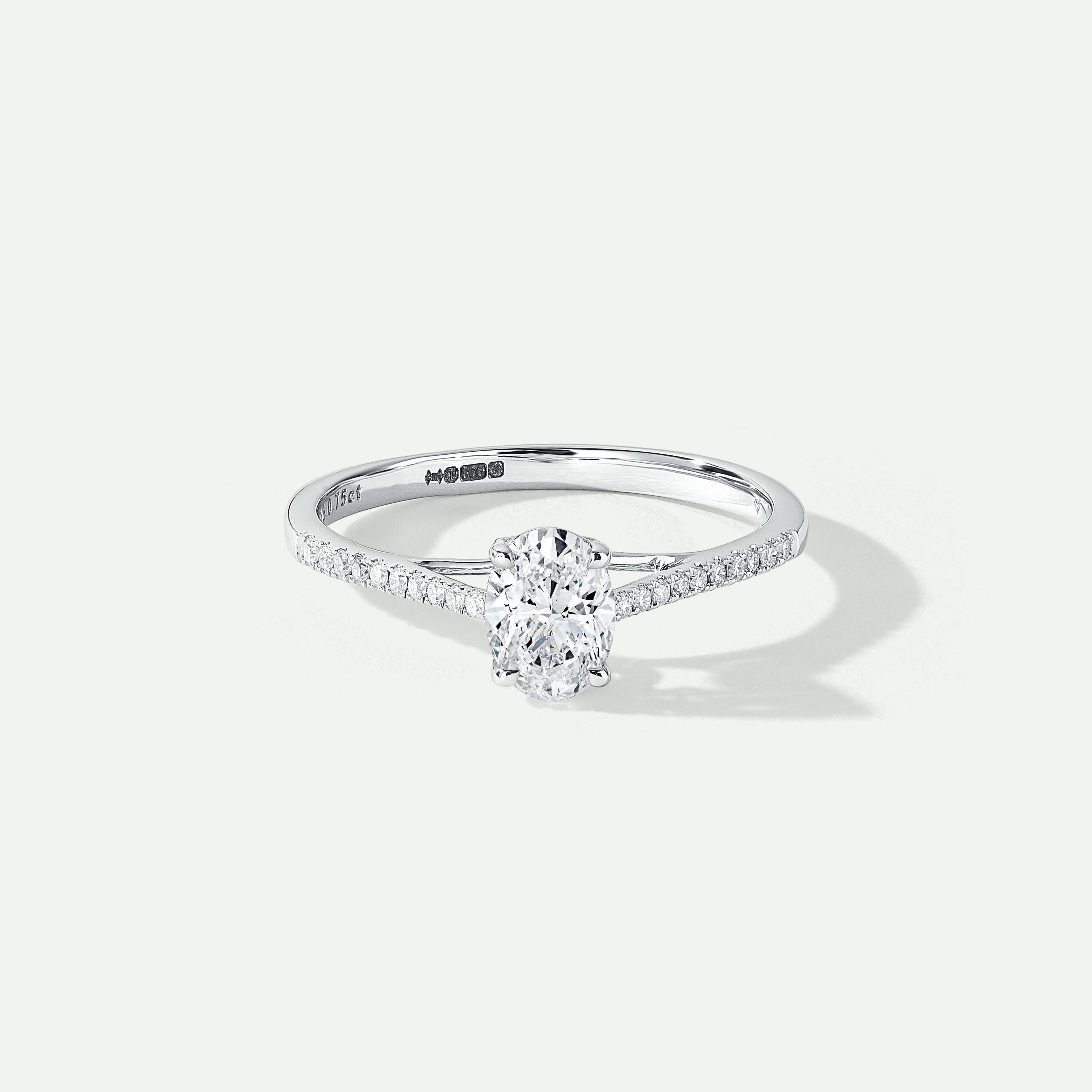 Elena | 9ct White Gold | 0.75ct (tw) Lab Grown Diamond Ring-0