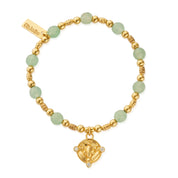 ChloBo | Gold Sparkling Bloom Aventurine Bracelet