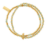 ChloBo | Gold Wisteria Aventurine Set of 2 Bracelets