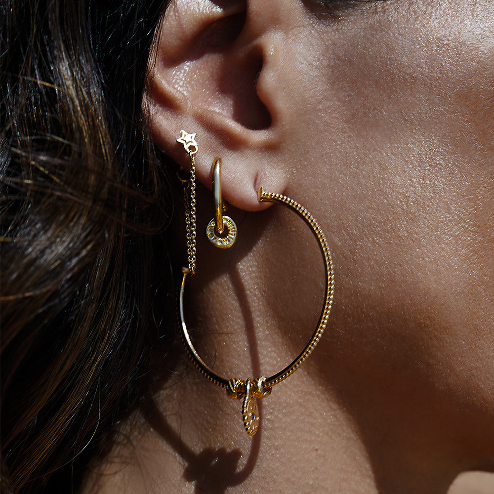 ChloBo | Gold Visionary Hoops