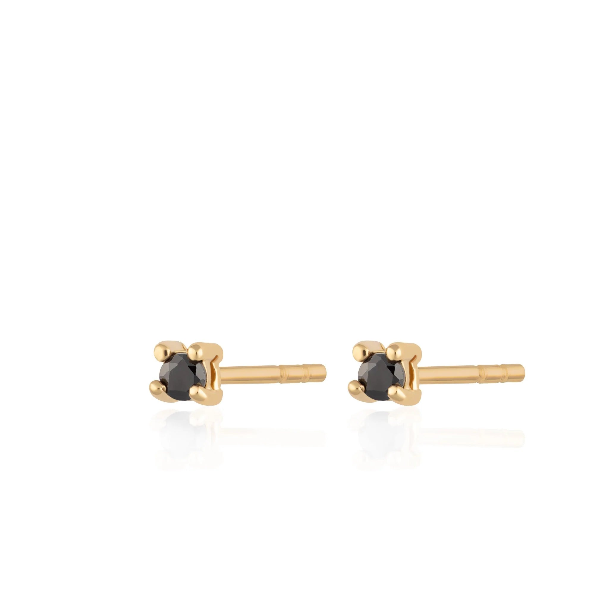 Scream Pretty | Teeny Tiny Black Stud Earring