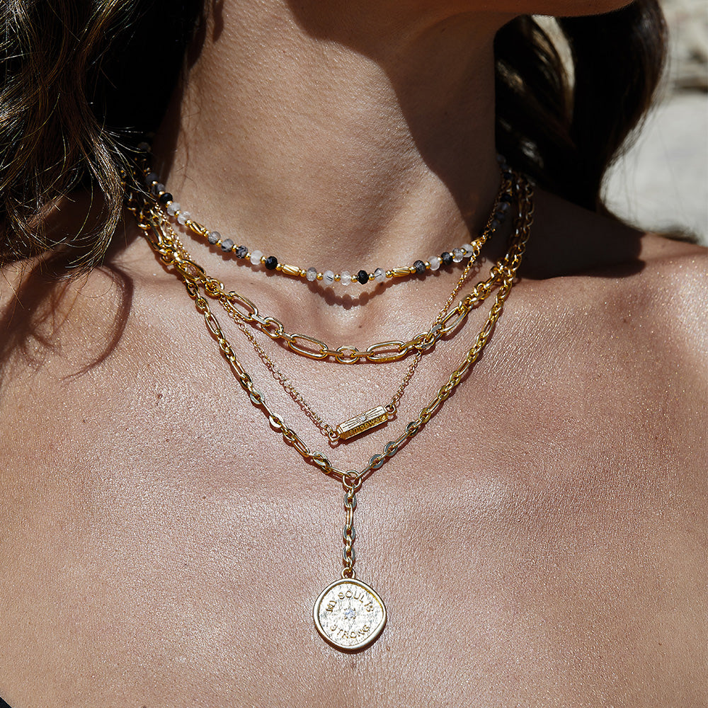 ChloBo | Gold My Soul is Strong Necklace