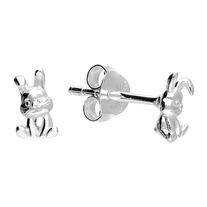 Penmans | Small Bunny Silver Earrings