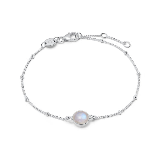 Daisy London | Rainbow Moonstone Healing Stone Bracelet