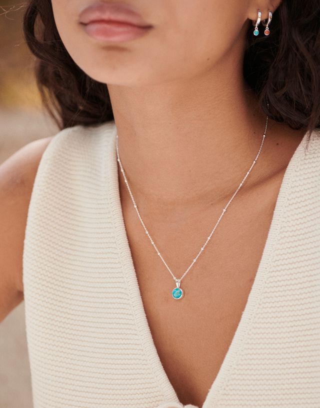 Daisy London | Turquoise Healing Stone Necklace