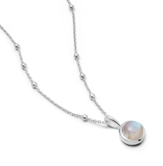 Daisy London | Rainbow Moonstone Healing Stone Necklace