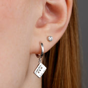 Scream Pretty |  Mix Tape Charm Hoop Earrings