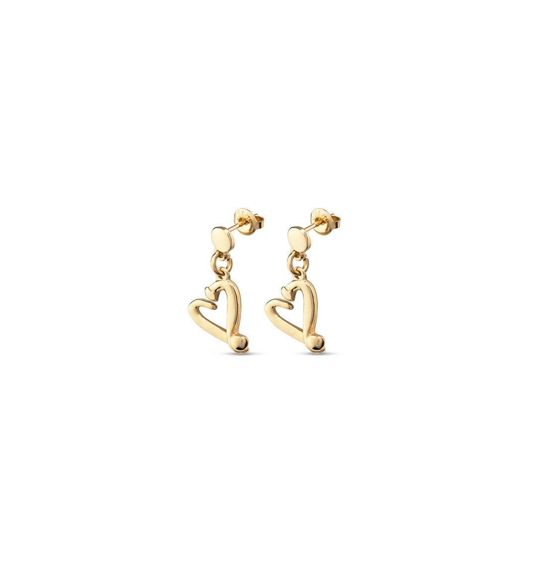 UNO de 50 | One Love Gold Plated Earrings