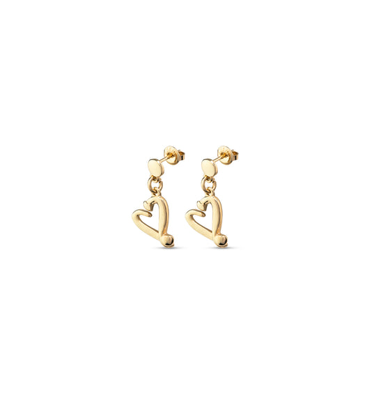 UNO de 50 | One Love Gold Plated Earrings