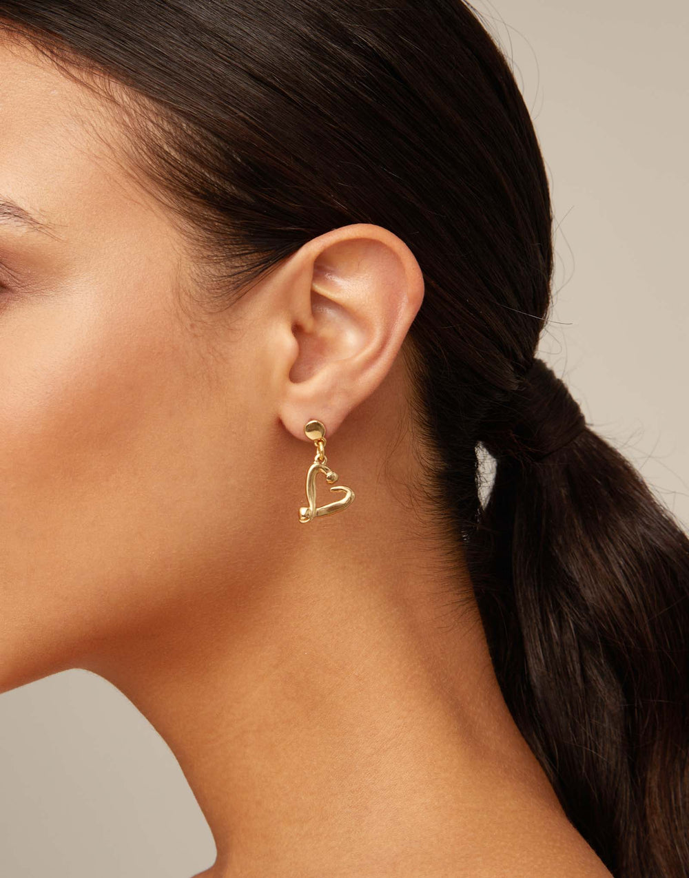 UNO de 50 | One Love Gold Plated Earrings