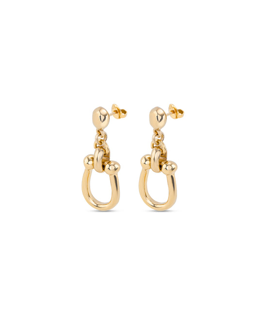 UNO de 50 | Serotonin Gold Plate Earrings