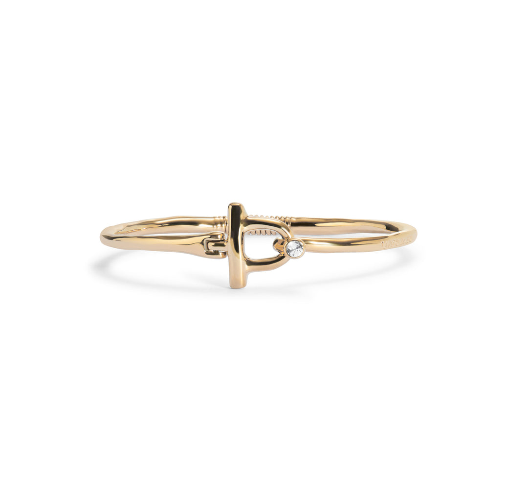 UNO de 50 | Open Topaz Gold Plate Bracelet