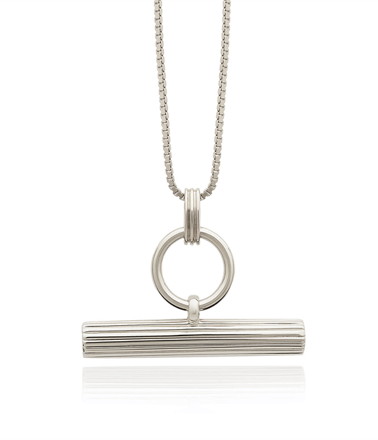 Rachel Jackson | Sterling Silver T-Bar Necklace