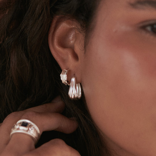 Daisy London | Organic Mini Hoop Earrings